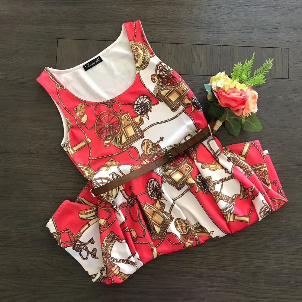 Beautiful Peach print dress